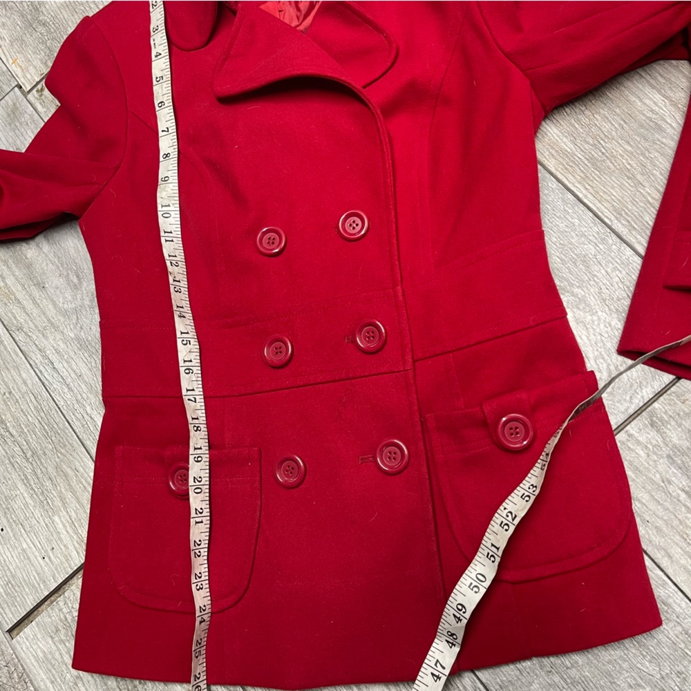 XXI Tailored Pea Coat size M - Picture 4 of 8